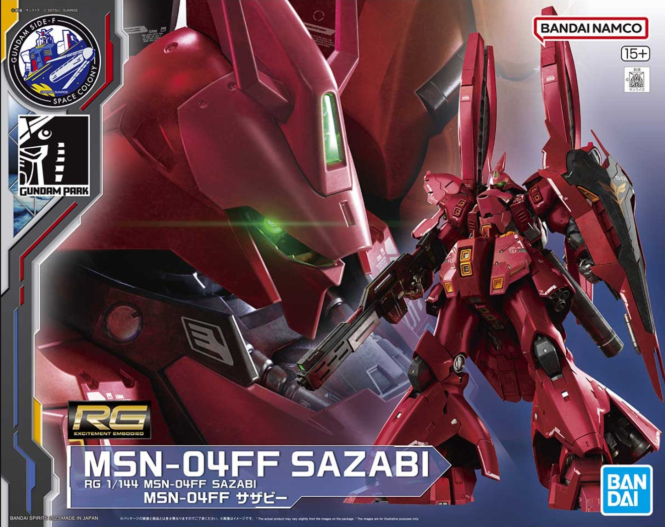 RG 1/144 MSN-04FF Sazabi (Gundam SIDE-F ver.) – Sapere Aude