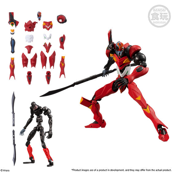 Bandai Shokugan EVA Frame 02 'Neon Genesis Evangelion', Box of 5