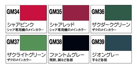 GUNDAM MARKER GMS108 - ZEON MARKER SET – Sapere Aude Inc