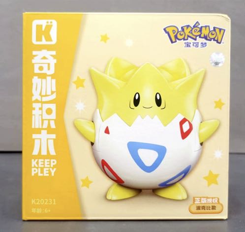 keeppley Pokémon building blocks Togepi