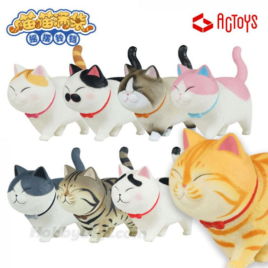 ACTOYS cat bell second generation series swing bell blind box