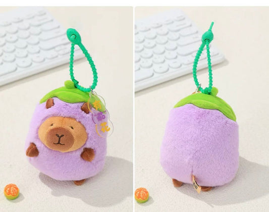 Piglet Eggplant Pendant