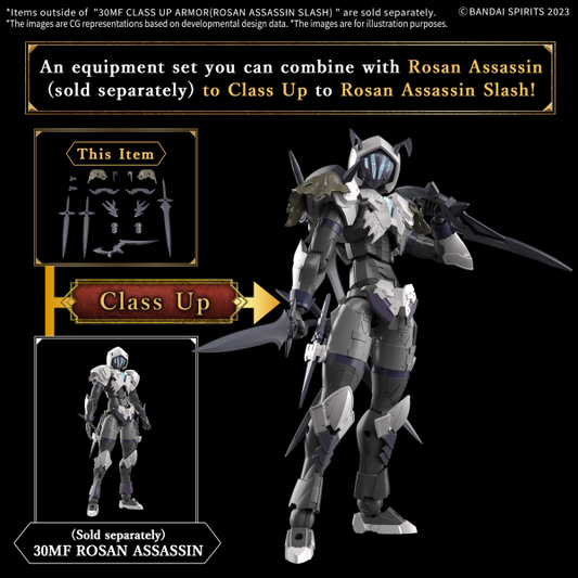 [Pre-Order/ ETA 2025 Q3] BANDAI HOBBY 30MF CLASS UP ARMOR(ROSAN ASSASSIN SLASH)