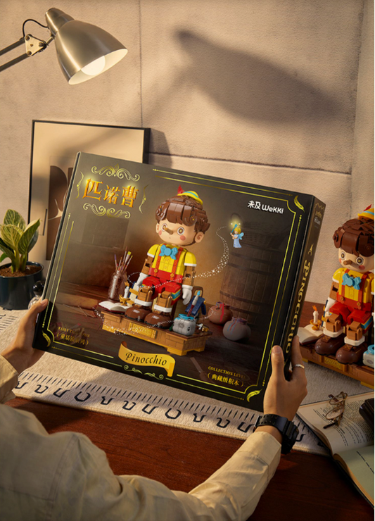 WeKKi Fairytale Town Series-Pinocchio Building Blocks