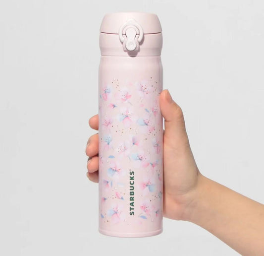 starbucks2025 Sakura Valentine's Day series thermos cup 500ml