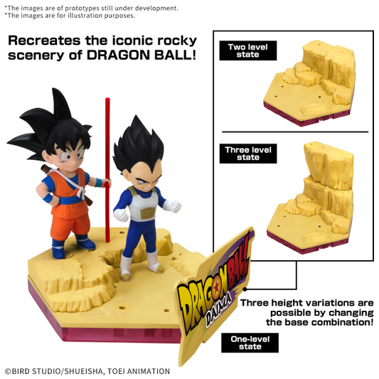 DRAGON BALL DAIMA MODEL KIT SON GOKU (MINI) & VEGETA (MINI)