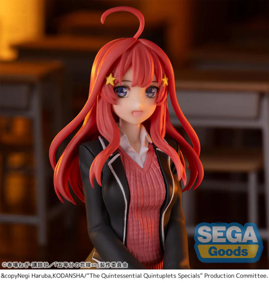 SEGA "The Quintessential Quintuplets Specials" PM Perching Figure "Itsuki Nakano"