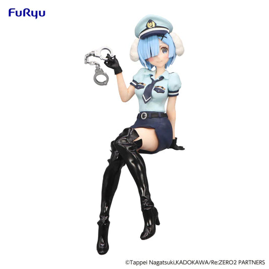 Re:ZERO -Starting Life in Another World-　Noodle Stopper Figure -Rem Police Officer Cap with Dog Ears-