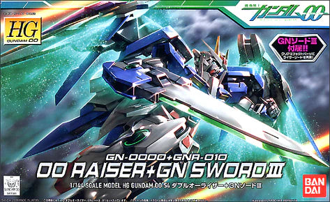 HG 1/144 #54 OO Raiser + GN Sword