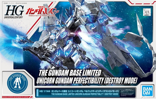 Gundam Base HG Unicorn Gundam Perfectibility (Destroy Mode) 1/144