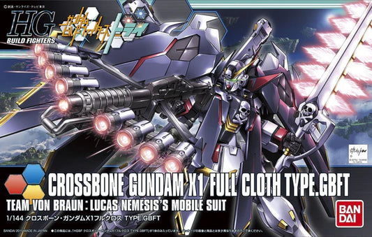 High Grade (HG) HGBF 1/144 Crossbone Gundam X1 Full Cloth Ver. GBF