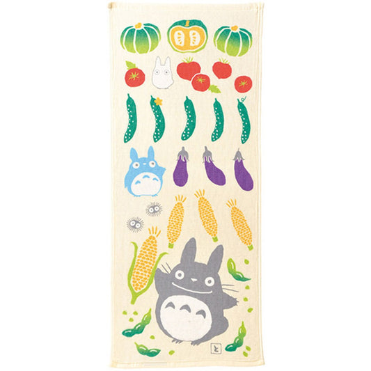 日本Marushin Studio Ghibli Series My Neighbor Totoro Vegetable  Face Towel