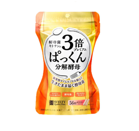 日本SVELTY 三倍酵母菌 糖油分解热控酵素-56粒