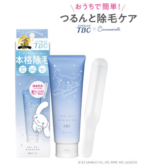 日本TBC X cinnamoroll 联名限定脱毛膏