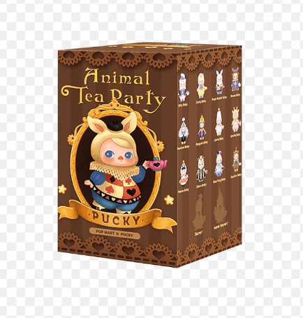pop mart elf animal tea party series figures