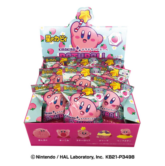 Japan KIRAKIRA Kirby Bath Ball-Strawberry Flavor 