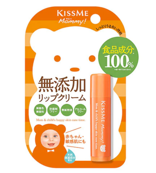 日本KISSME Mommy 儿童无添加润唇膏-2.5g
