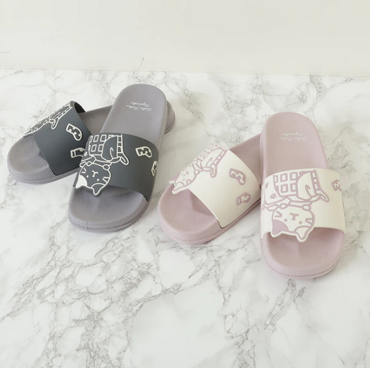 Japan FUKU FUKU NYANKO cat slippers - (23.5-24cm) two options available 