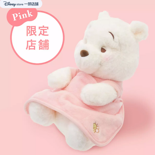 日本东京迪士尼店里限定M号粉色噗噗玩偶-33cm