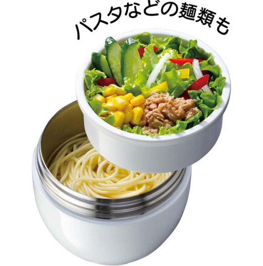 SKATER抗菌保温饭盒碗型午餐罐540ml迪士尼米老鼠绿世界