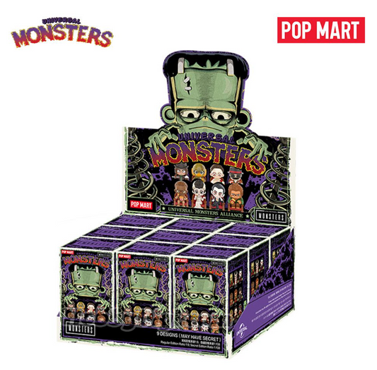 POP MART泡泡玛特环球怪物联盟-9个一盒出/单个出