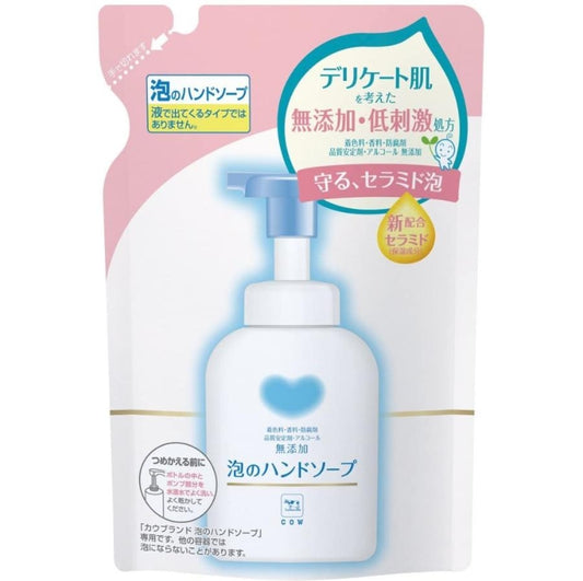 日本COW无添加洗手液泡沫型补充装-320ml