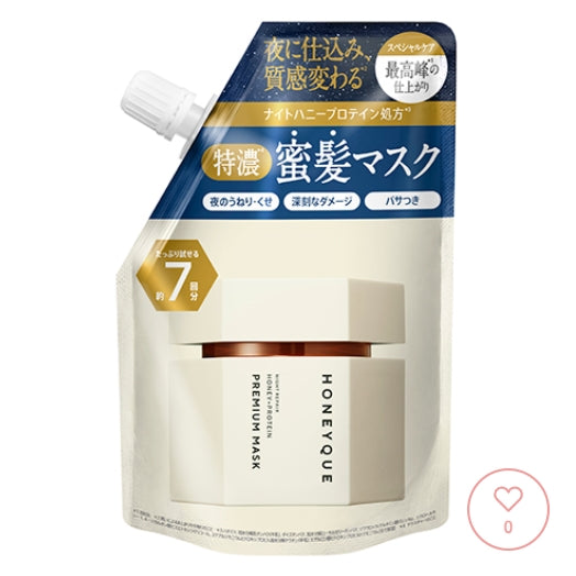 Japan HONEYQUE Night Repair Advanced Strengthening Hair Mask - 80g