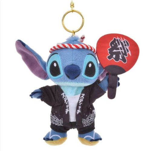 Disney Japan - Holiday Themed Stitch Plush Toy Key 