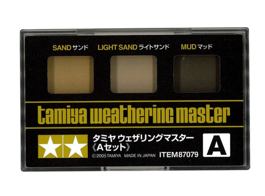 tamiya weathering Master A Set (Sand, Light Sand &amp; Mud) 87079