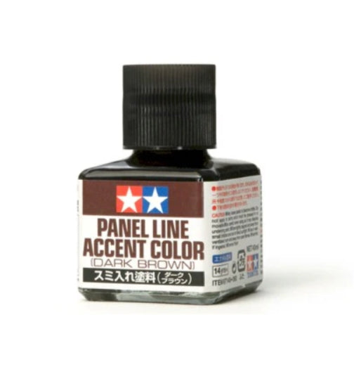 Tamiya Panel Line Accent Color - Dark Brown 87140