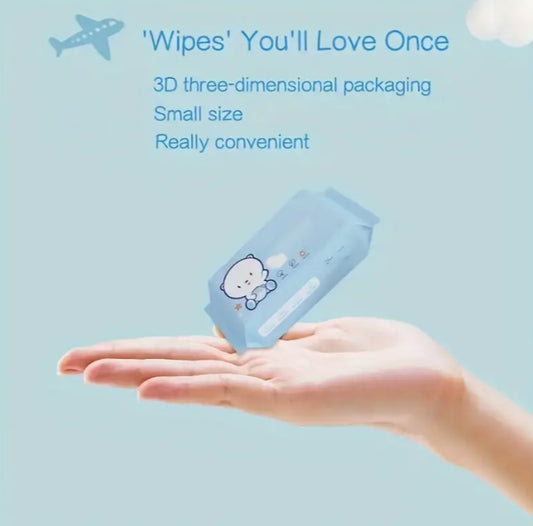 Aysha Ultra Soft Mini Wet Wipes - 10 Pieces 