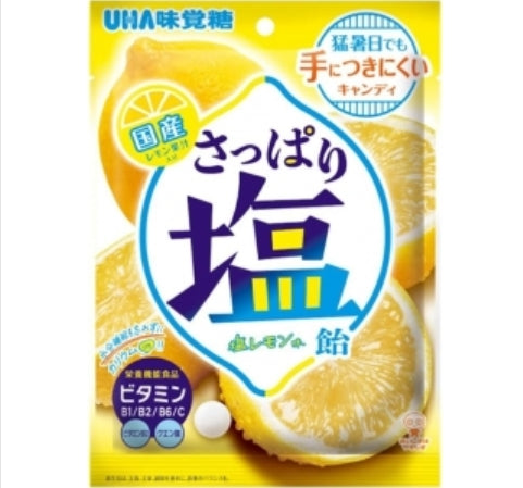 UHA Mikakuto Salty Lemon Flavor (Salt-supplemented candy)