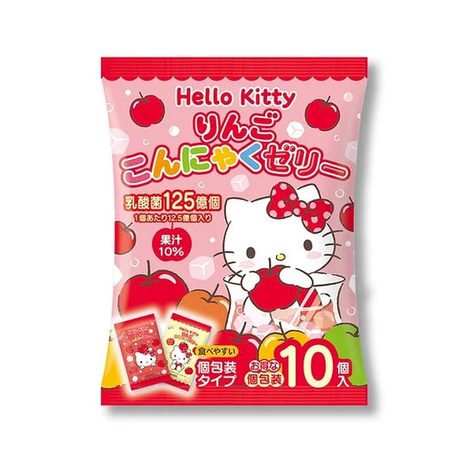 Japan Sideways Hello Kitty Apple Flavor Jelly-10pcs 150g