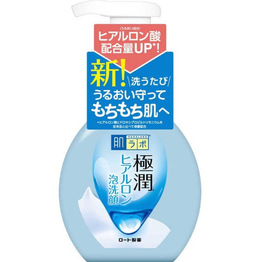 Japan ROHTO Hada Labo Super Hyaluronic Acid Moisturizing Foam Cleanser 