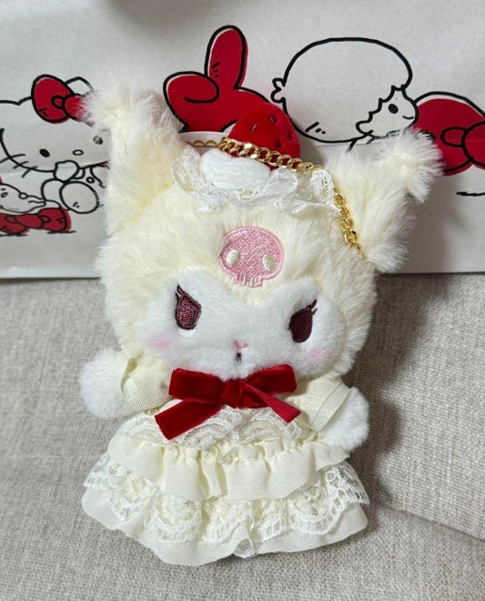 Japanese SANRIO Sanrio Kuromi White Strawberry Series Pendant