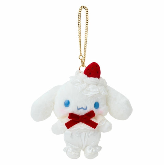 日本SANRIO Cinnamoroll 吉祥物白草莓系列酥饼挂件