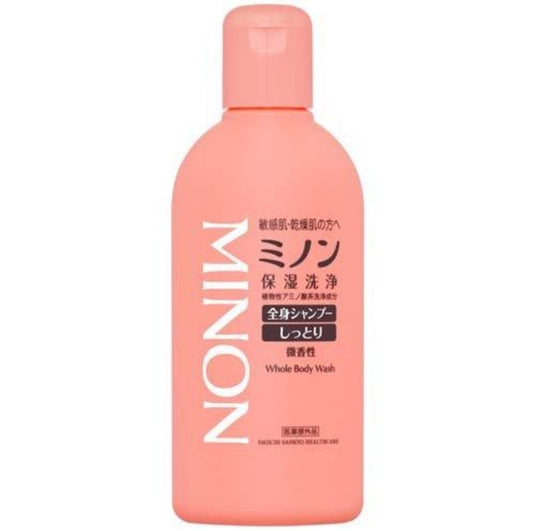 Japan MINON Children's Sensitive Skin Whole Body Shampoo Moisturizing Type (120ml) 