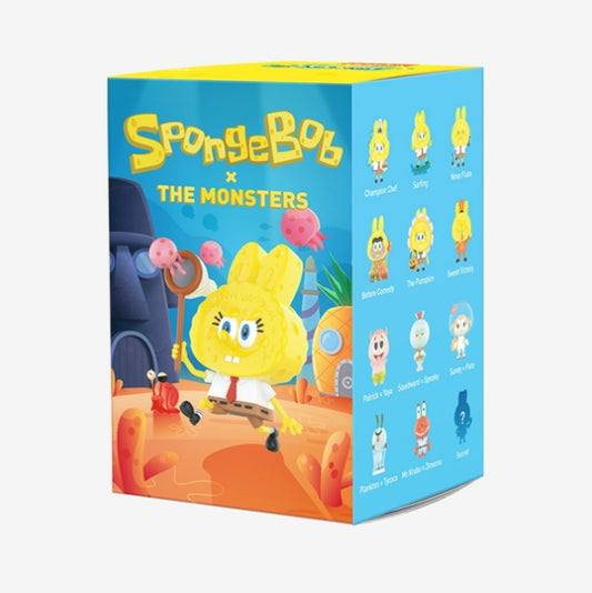 POP MAR the monsters X SpongeBob SquarePants series figures blind box