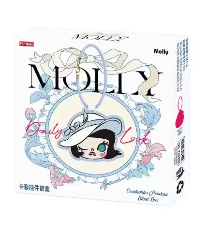 POP MART Molly Daily Look系列卡夹挂件盲盒