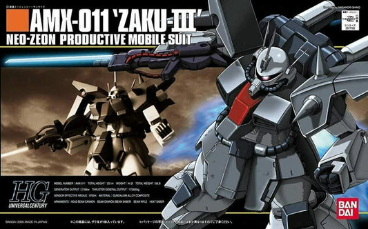 HGUC AMX-011 ZAKU III (HIGH GRADE MOBILE SUIT ZZ GUNDAM 1/144)