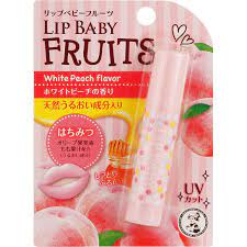 Japan's ROHTO Mentholatum Colorless Sunscreen Lip Balm Honey Peach Flavor 4.5g