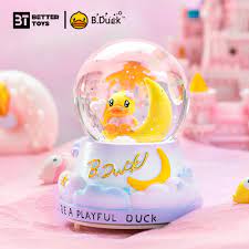 B.Duck little yellow duck starry sky crystal wind lamp blind box figure