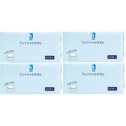 日本ITO 洗脸巾抽纸式 60 片