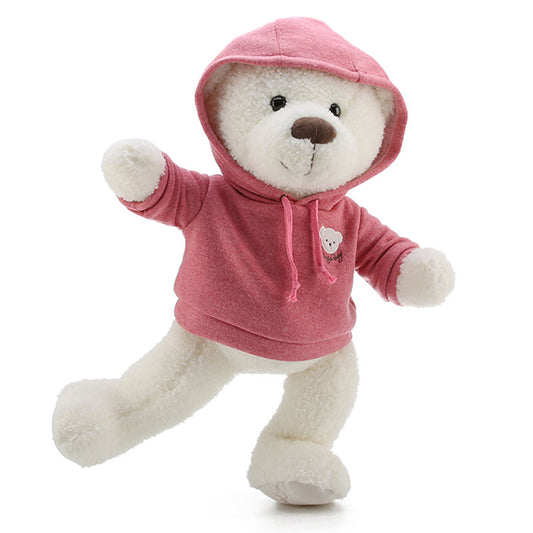 Domestic doll hugging baby - sweater bear (three colors optional)