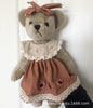 Domestic product cute teddy bear movable couple companion bear doll 35cm-various options