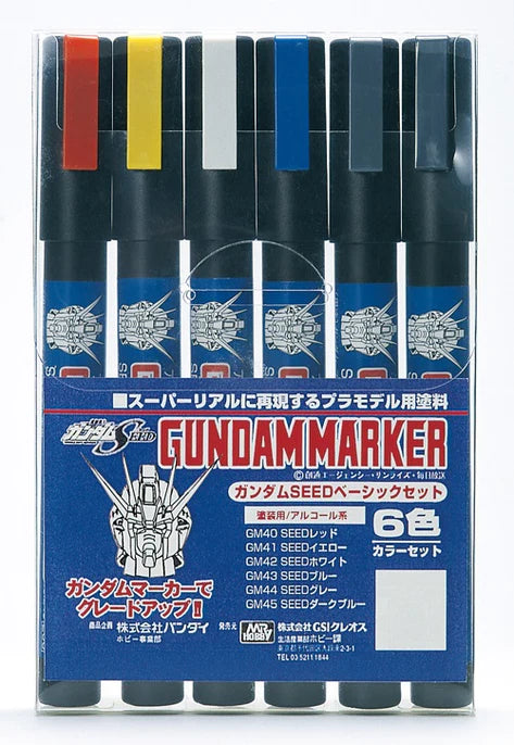 Click to expand Gundam Marker - Seed Marker Set Gundam Marker - Seed Marker Set GUNDAM MARKER GMS109 - SEED MARKER SET