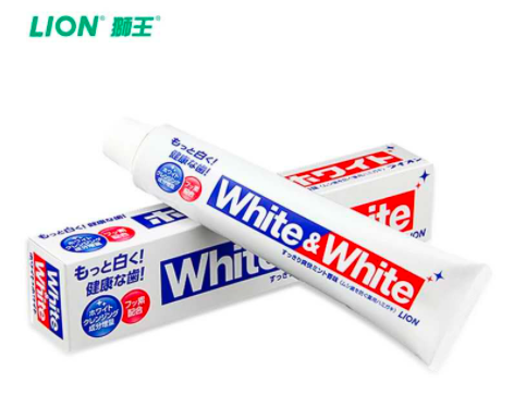 Lion WHITE&amp;WHITE Whitening Toothpaste 