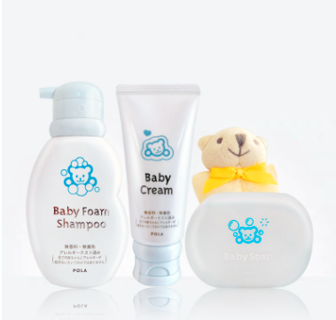 Japan POLA baby bath moisturizer gift box set 