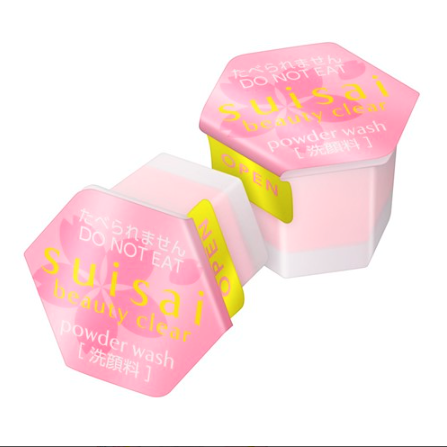 Japan KRACIE susai Limited Cherry Blossom Peach Flavor Enzyme Washing Flour-32pcs 
