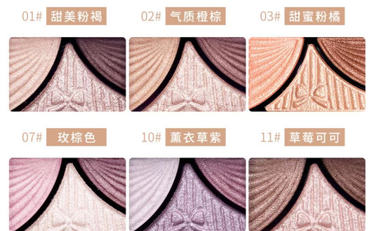 Japan CANMAKE clear water three-color eye shadow - a variety of optional